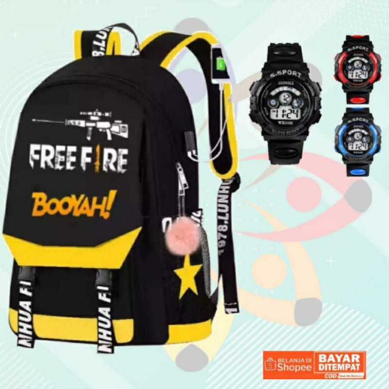 Tas Ransel 4in1 Lebih Hemat best Ransel anak laki-laki fireefire