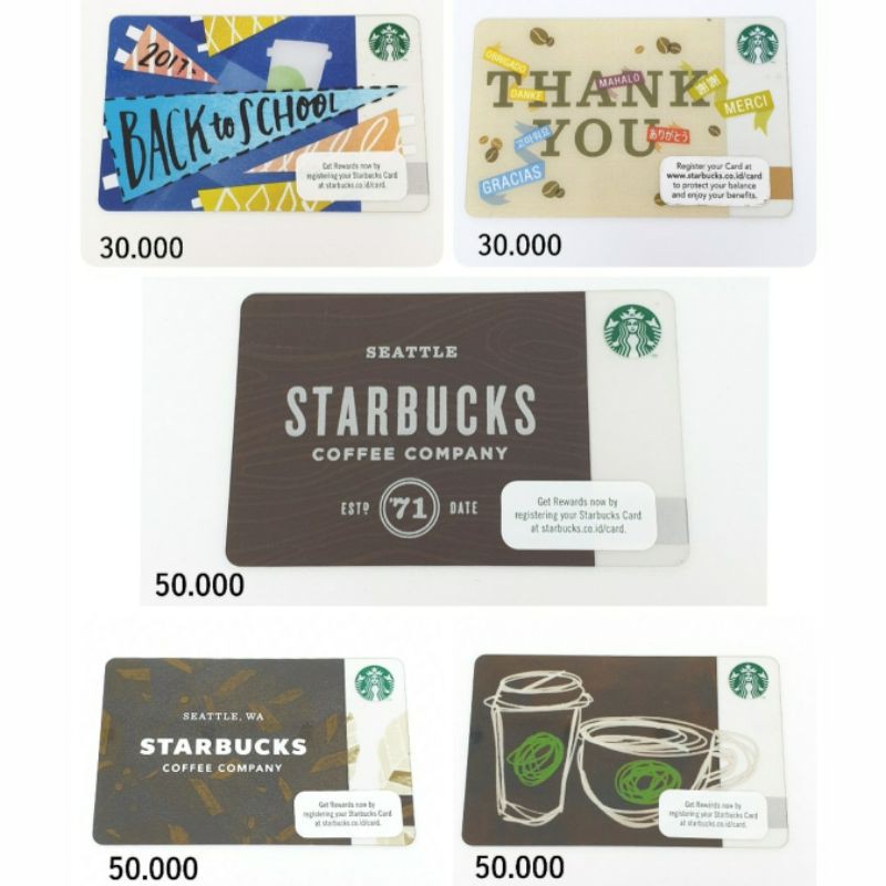 Jual STARBUCKS CARD INDONESIA (KARTU STARBUCKS) | Shopee Indonesia