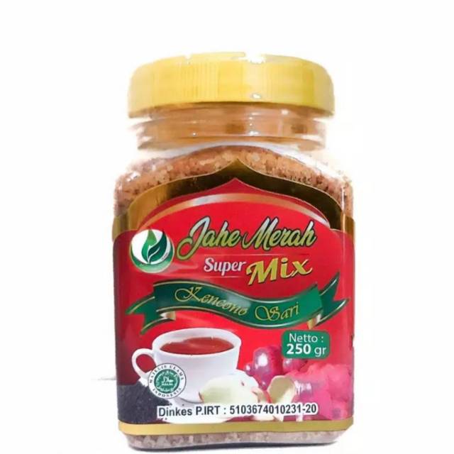 

JAHE MERAH SUPER MIX KENCONO SARI 250 GR ORIGINAL