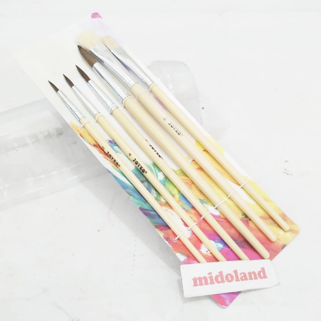 

Kuas Lukis Cat Air Brush Paint set 6 pcs