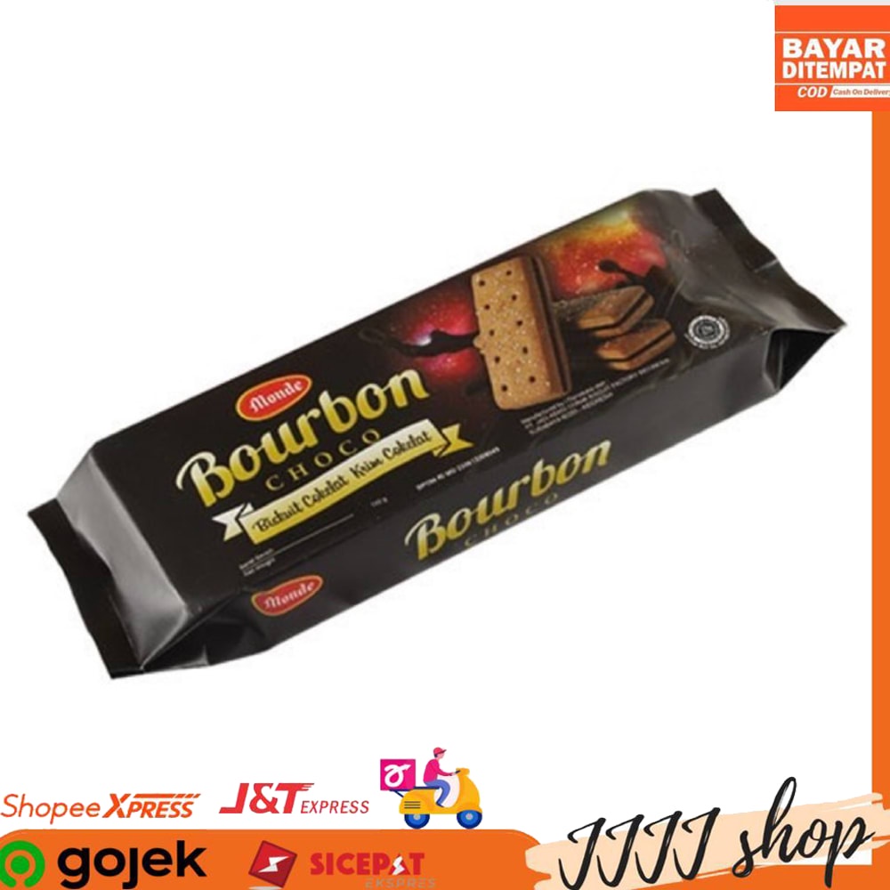 

Monde Bourbon Choco Biskuit Cookies Rasa Coklat 140gr