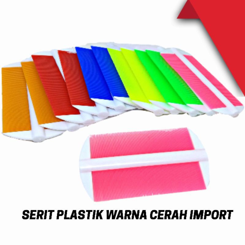 Sisir Serit (12pcs)Pembersih kutu dan ketombe Produk kualitas premium