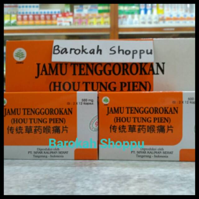 Jamu Tenggorokan Hou Tung Pien Obat Sakit Tenggorokan Herbal China
