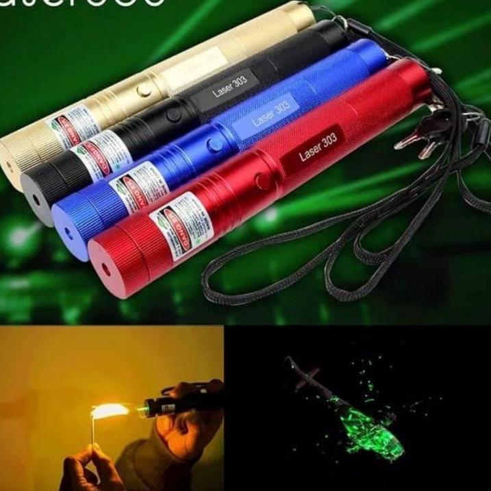 Lagi Promo--Senter Green Laser Pointer 303 511 Original Jarak Jauh
