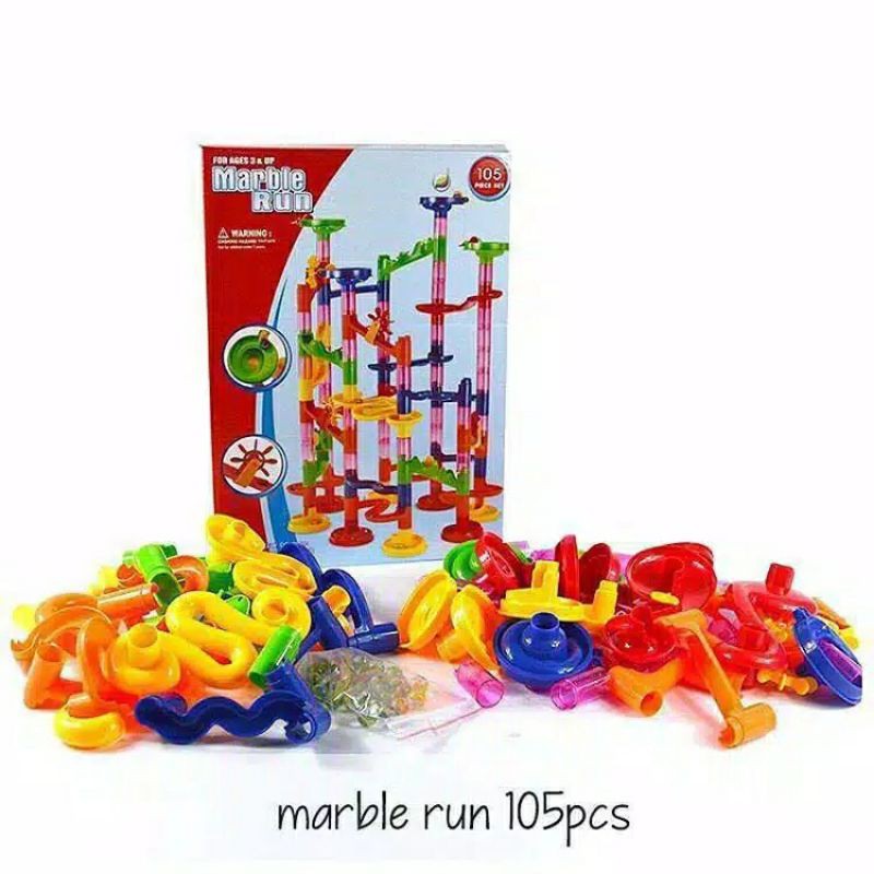 Tma / Marble Run Adventure isi 105pcs / Mainan Rail Bola Pertualang