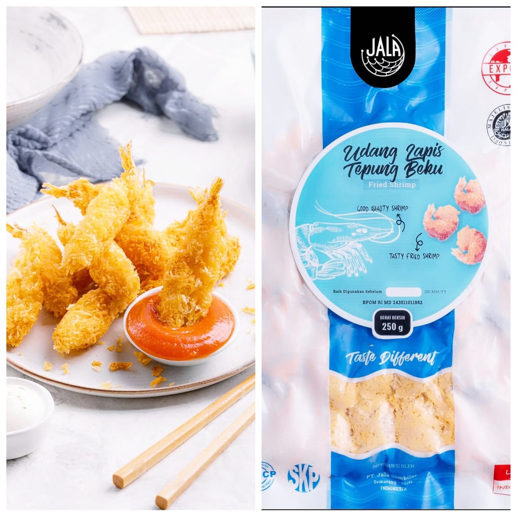 

Udang Lapis Tepung Beku (Merek Jala)