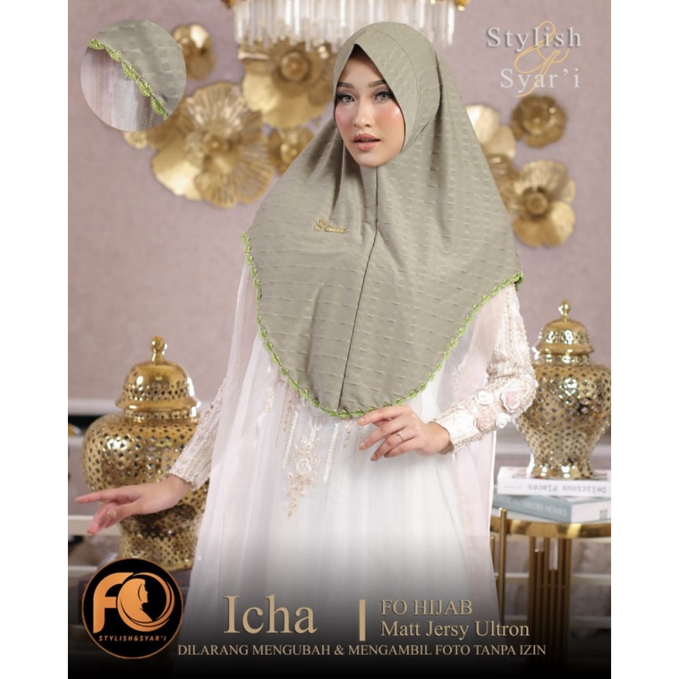Khimar Icha Sulam Ori FO hijab