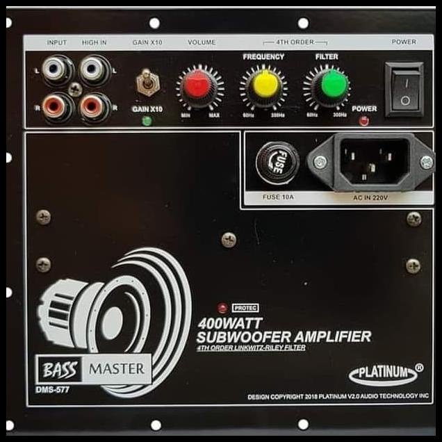 Kit Power Subwoofer Dms 577