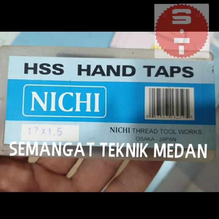 MATA HAND TAP NICHI M17 M 17 x 1,5 1.5