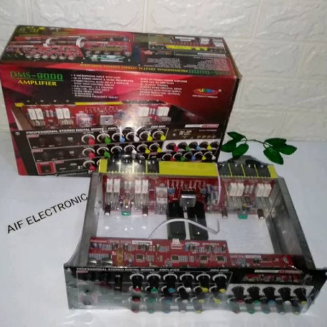 Kit Power Amplifier Digital Mixing Karaoke Stereo DMS-9000