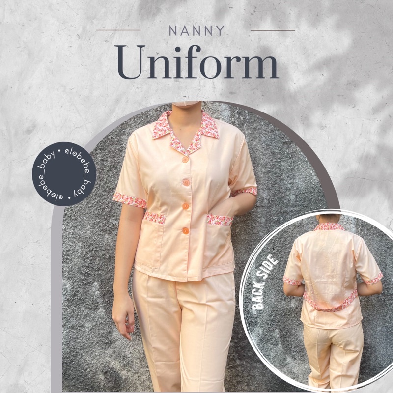 Baju Suster / Baju Baby Sitter / Seragam Suster / Nanny Uniform / Seragam Nanny / Seragam Baby Sitte