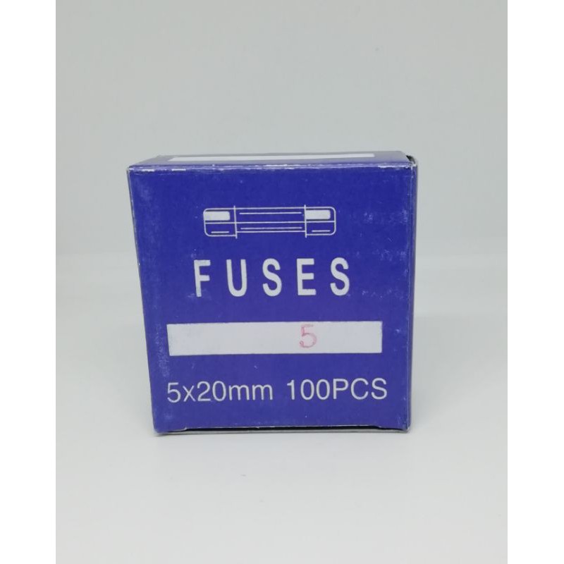 FUSES KACA KECIL 5X20MM FUSE SEKRING KACA