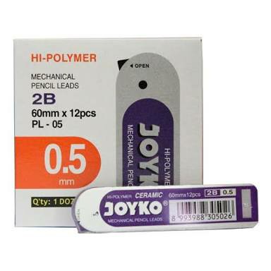 

Refill / Isi Pensil Mekanik Joyko Mechanical Pencil Leads 0.5 2B PL-05