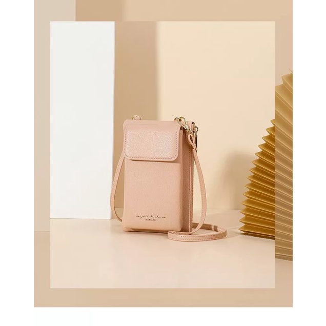 Tas selempang bahu mini  trevel hp wanita korea Import murah  Dompet Pocket Tempat Hp Wanita