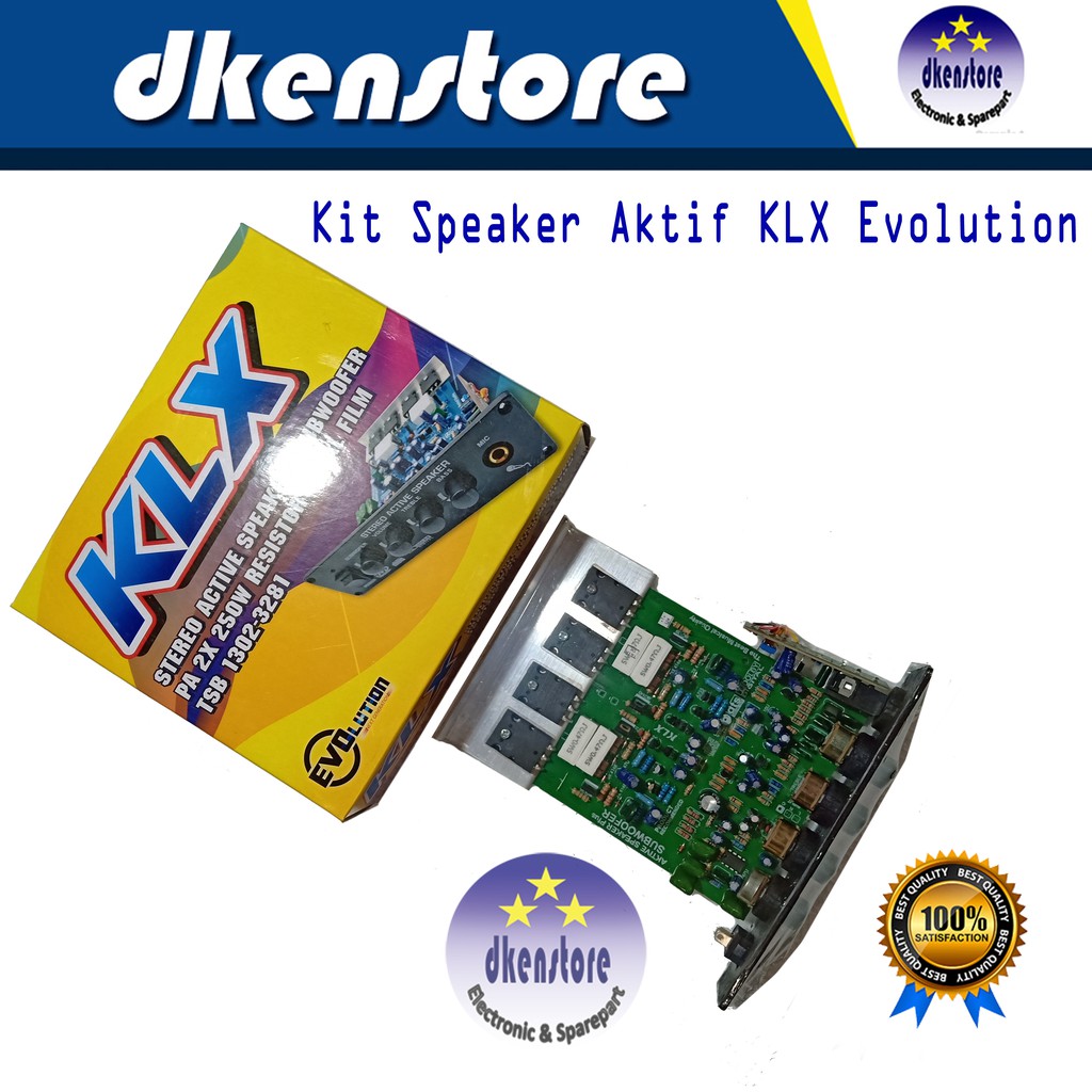 Kit Speaker Aktif KLX plus Subwoofer dan Mic Evolution