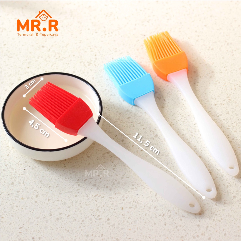 Kuas Silikon Kuas Kue Koas Silikon Kuas Mentega Kuas Silicon Kuas Masak Silicone Brush Perlengkapan Dapur