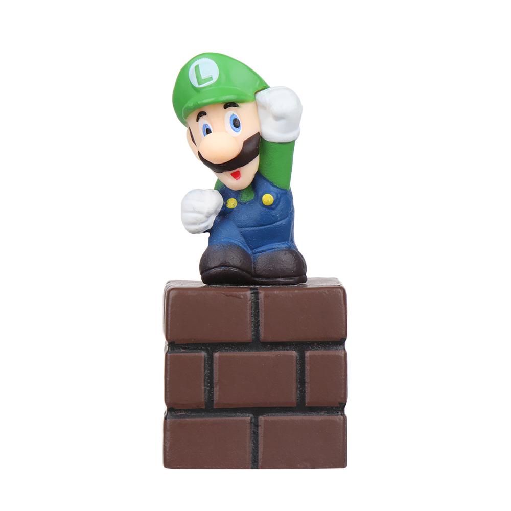 R-flower 5pcs / set Mainan Action Figure Super Mario Bros Untuk Anak