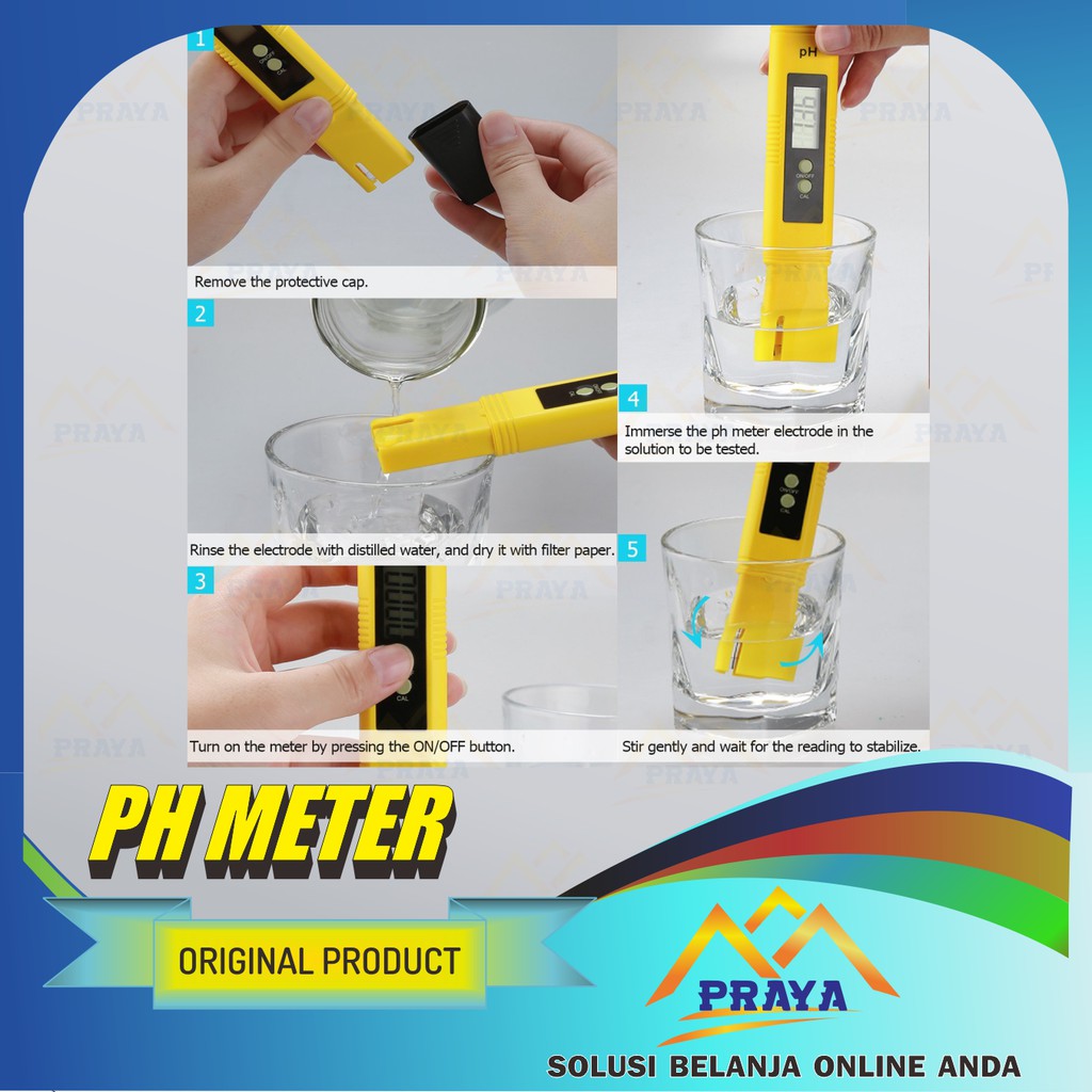 PH METER DIGITAL TESTER UKUR ASAM BASA KEASAMAN AIR CAIRAN LIQUID