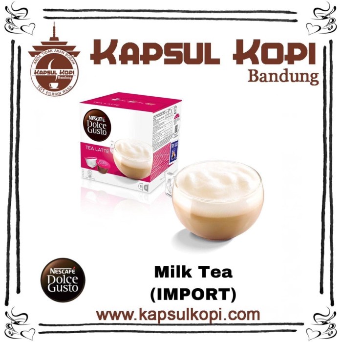 

Kopi - Milk Tea Kapsulkopi Nescafe Dolce Gusto Import Coffee Capsule