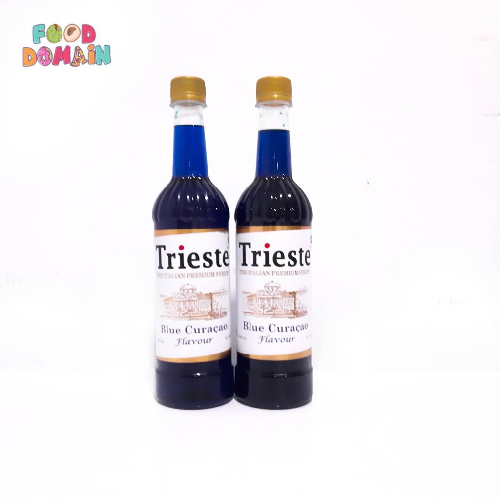 

Trieste Syrup Blue Curacao - Sirup Rasa Buah Sitrus Laraha - 650ml