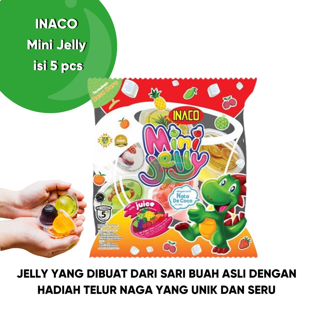 

Inaco Mini Jelly 5x15gr buah nata de coco pudding puding jeli yoghurt my jelly wong coco agar agar