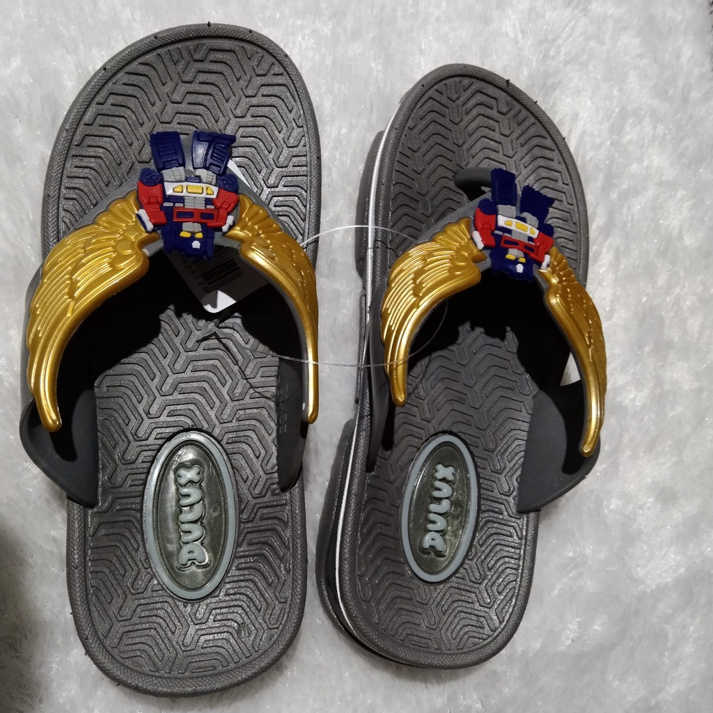 SANDAL DULUX ORIGINAL ANAK KARATER Jelly Robot Transformer Sandal jepit Anak Laki-Laki Karakter Robot/sandal dulux CQ 051 Ukuran 24-35