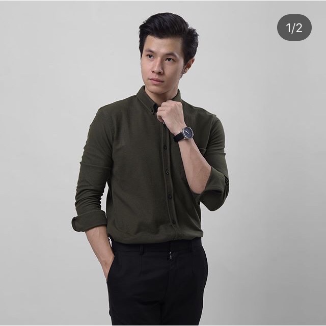 MYD BASIC SHIRT - GREEN / ARMY