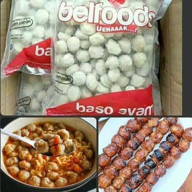 

Bakso ayam belfoods isi 100 pcs 500gr