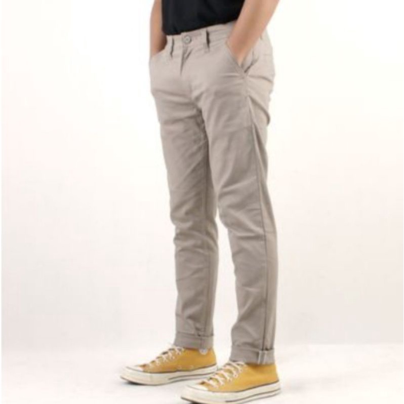 celana Chino panjang pria/celana Chino jumbo slimfit