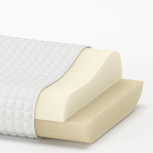 ROSENSKARM Bantal ergonomis tidur terlentang miring 33x50x12 cm