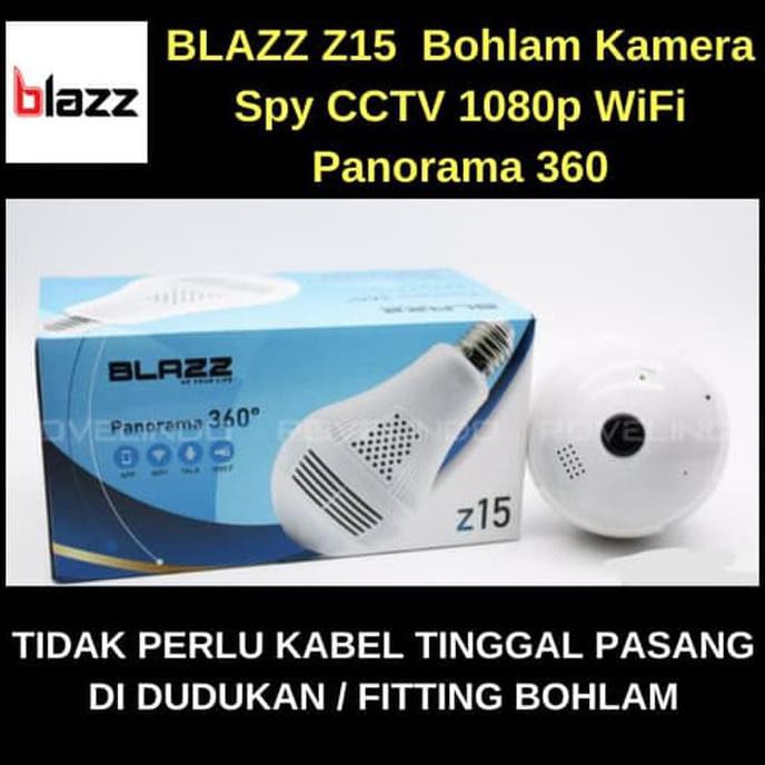 Bisa COD CCTV Wifi IP Camera Bohlam Blazz 1080p Full HD Garansi 1 Tahun