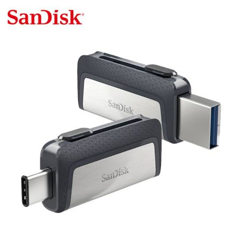DUAL DRIVE USB TYPE C FLASHDISK SANDISK ORI 64GB/ 32GB/ 16GB/ SPEED 150Mbps