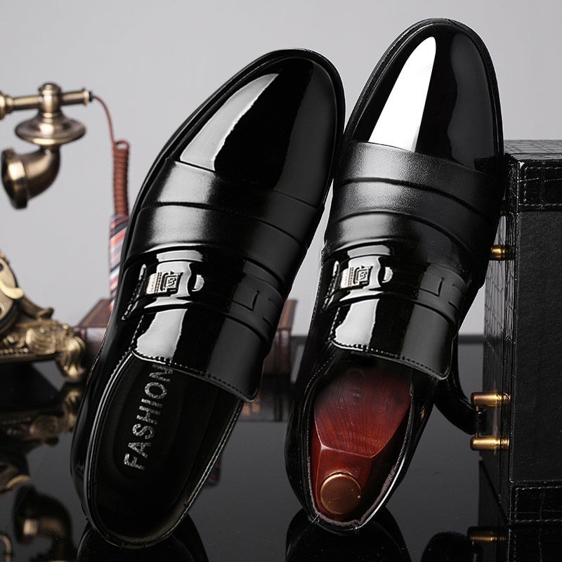 Sepatu Pantofel Pria Pantofel Hitam Pria Sepatu Pantopel Fantofel Kulit Kerja Sepatu Pernikahan