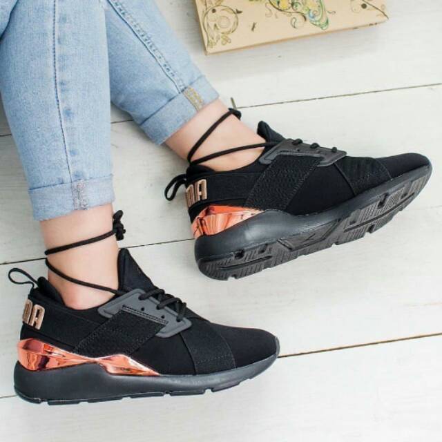 Puma muse satin blackrose gold