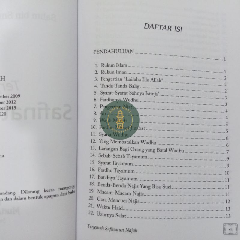 Terjemah Safinatun Najah Terjemah Safinatunnajah Kitab Safinatun Najah - Mutiara Ilmu Publisher