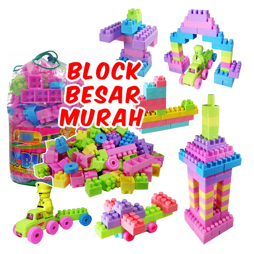  Mainan  Block Anak  Murah mainan  Balok  anak  mainan  