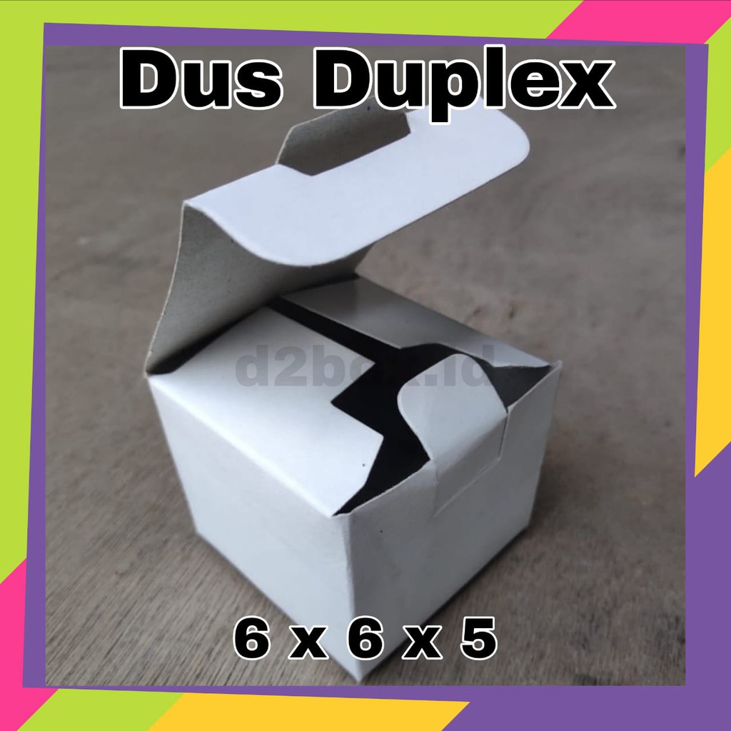 

Kardus Duplex / Box Kemasan Uk 6 x 6 x 5 Cm