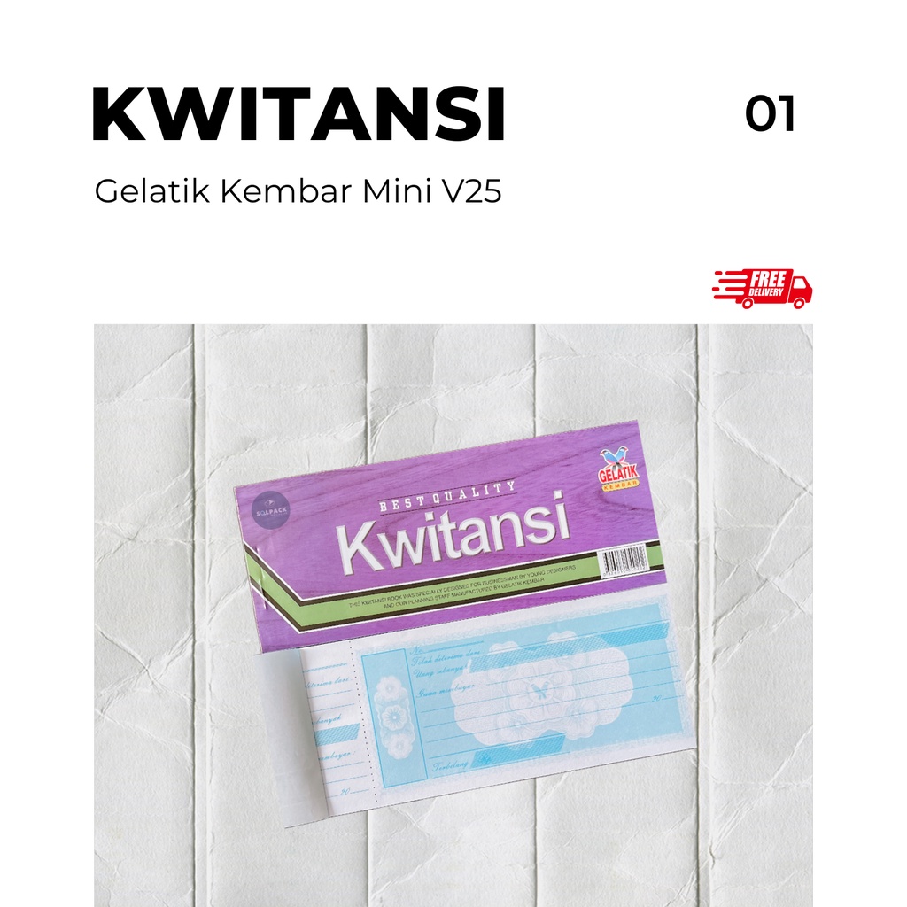 

Buku Kwitansi Mini GK V25