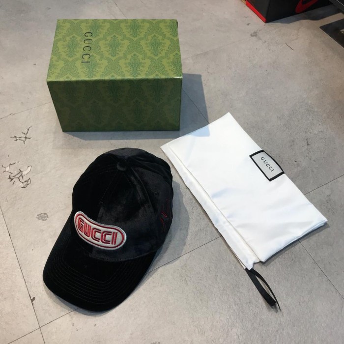 Produk Terbaru Topi Pria Gucc1 Velvet X Ny Yankees Cap042-Gc