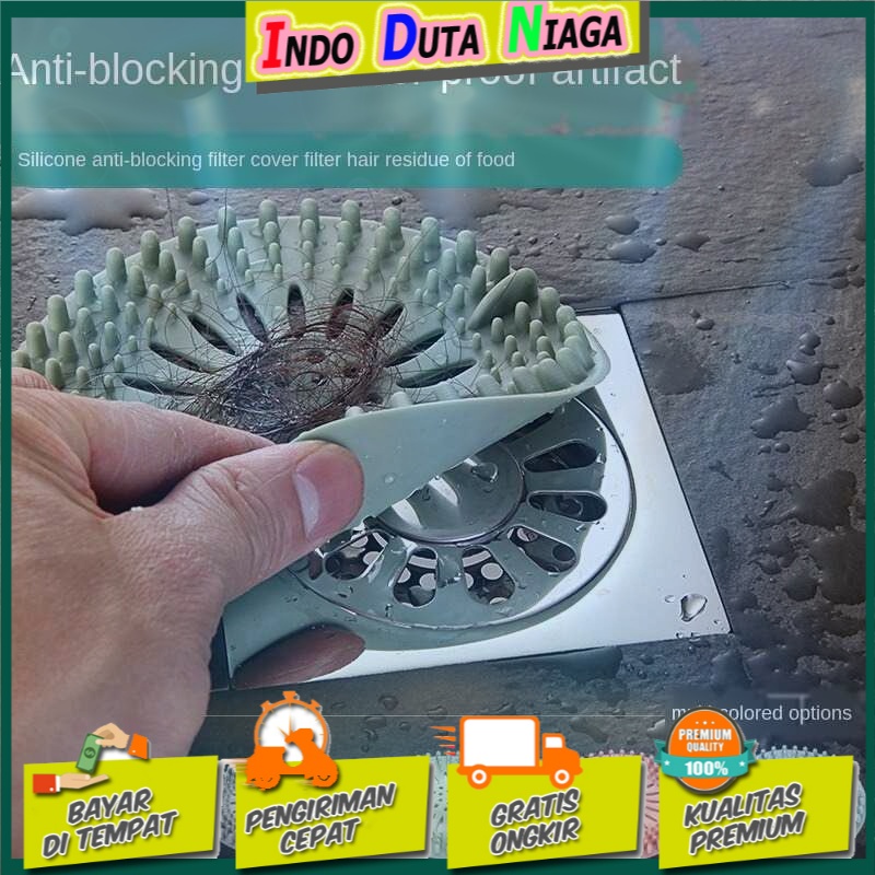 Silko Silikon Penutup Lubang Pembuangan Air Anti-Blocking Filter Cover