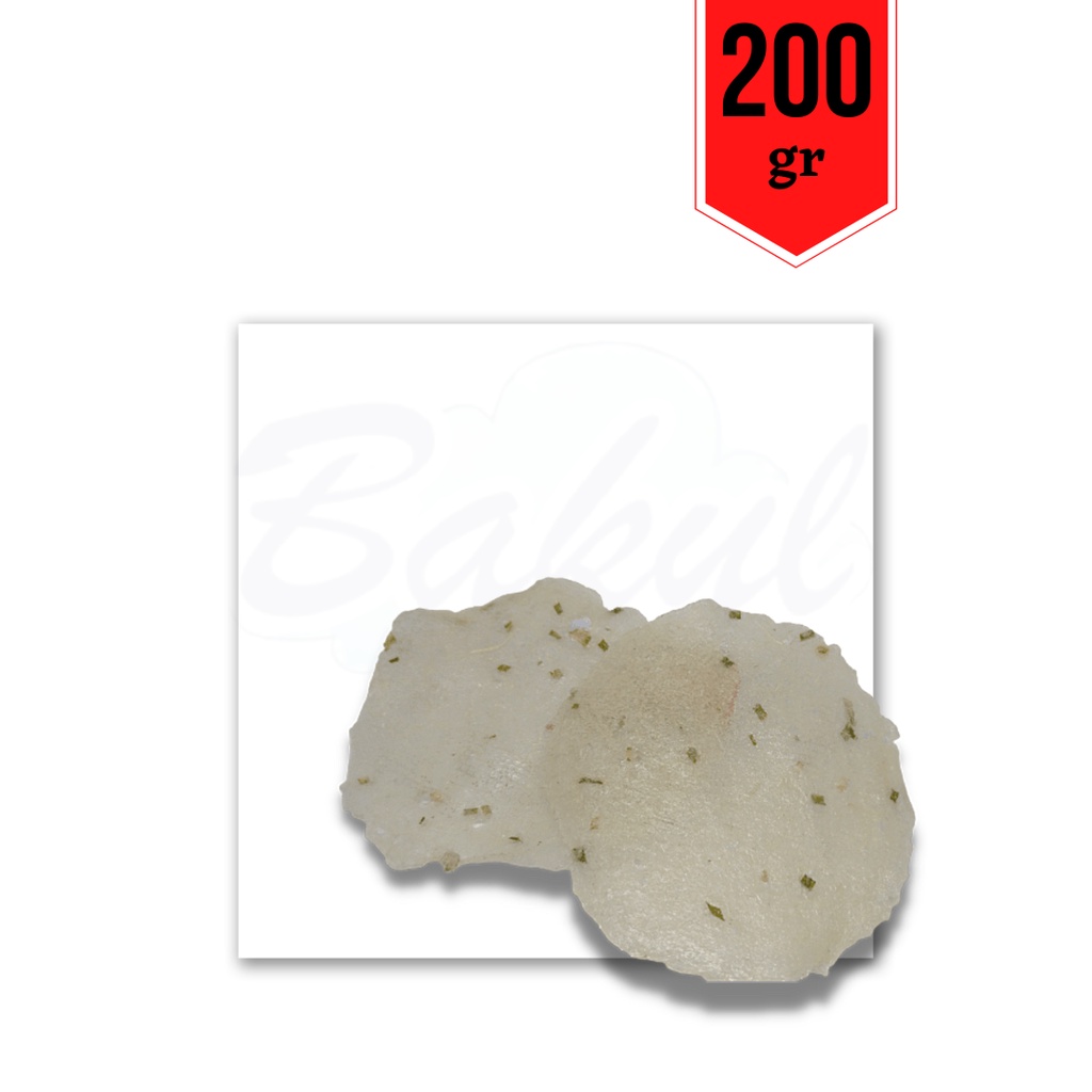 

Kerupuk Mentah Singkong Cemilan Samiler Makanan Instan Kemasan 200 Gram