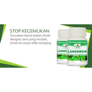 LANGSINGIN Obat Pelangsing Herbal HPAI HNI | Shopee Indonesia