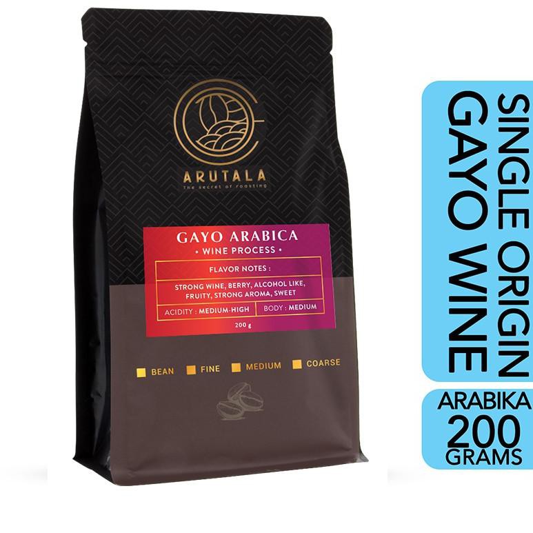 

jd ARUTALA Kopi Arabika Gayo Wine 200 gr Y9A