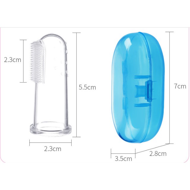 Bekasi! Babyfb Sikat gigi tangan bayi dan anak bahan silikon/baby kids silicone finger toothbrush-1