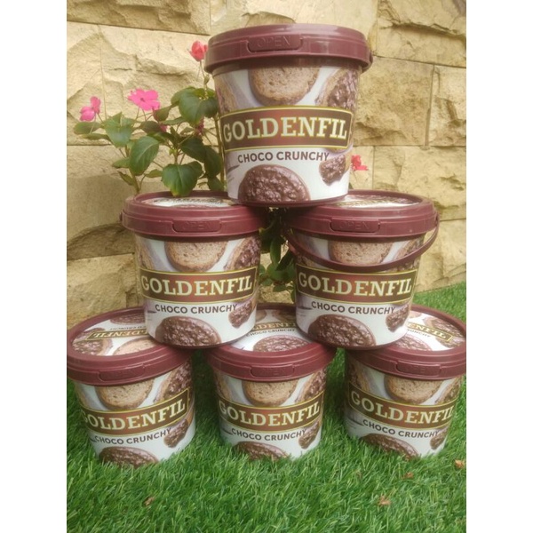 Goldenfil Choco Crunch Selai Coklat 1 kg