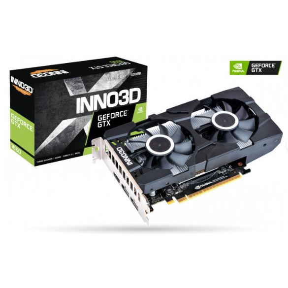 Vga card inndo3d nvdia geforce gtx-1650 gtx1650 4gb gddr6 128bit hdcp dp hdmi twin x2 oc - Pci express pci-e pcie x16 video graphics