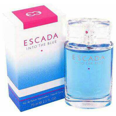 Parfum Ori Eropa Nonbox Escada Into the Blue EDT 75 Ml