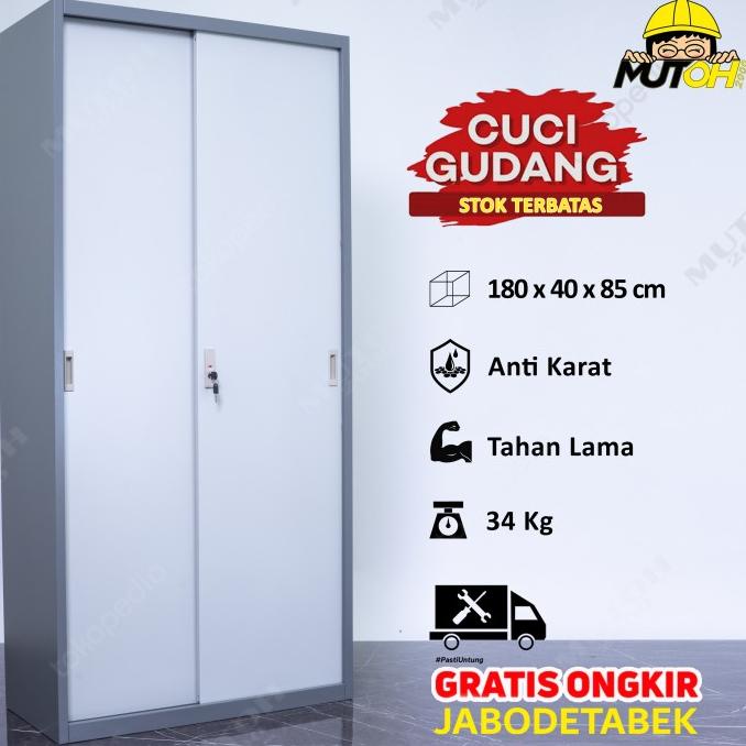 

lemari arsip lemari besi filling cabinet - pintu plat sliding geser