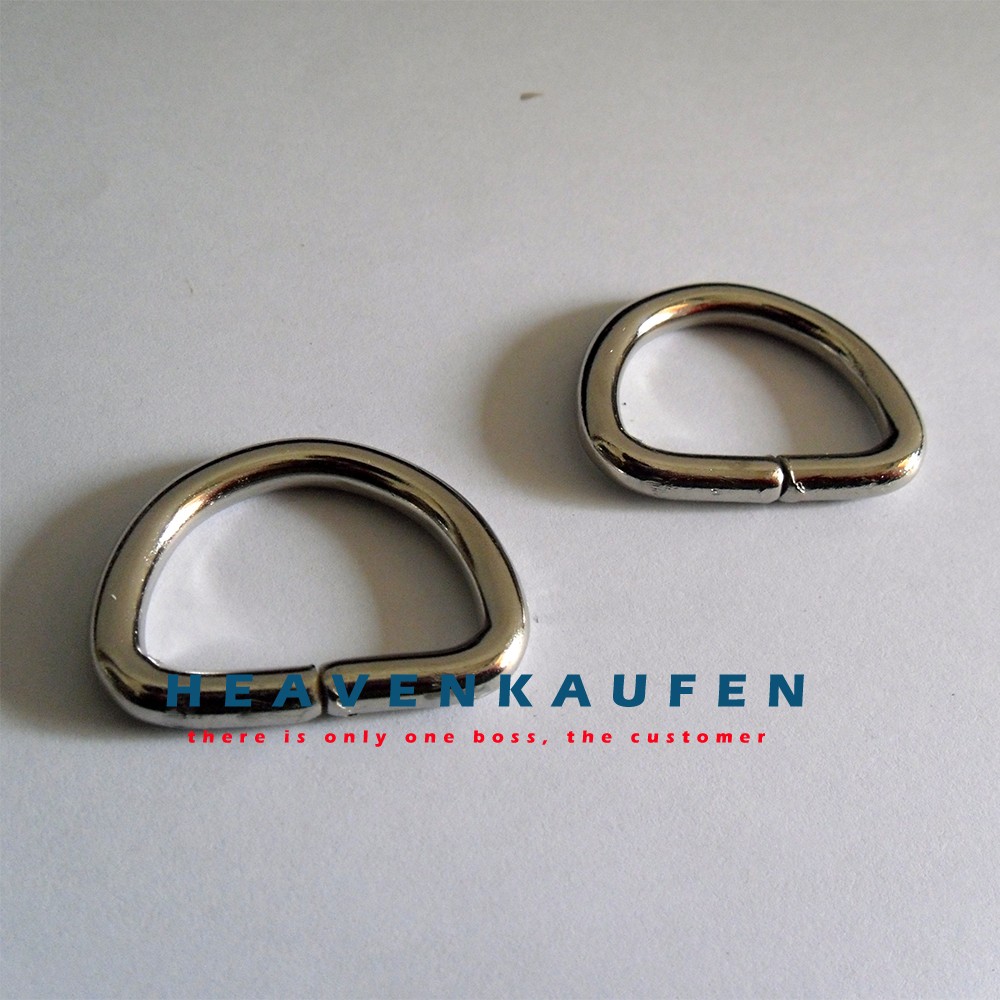 Ring D Nikel lebar 2,5 cm Tebal 4,5 mm