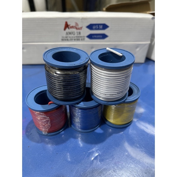 kabel auto serabut AWG 18 AUTOSAT  1x12  5meter tembaga murni